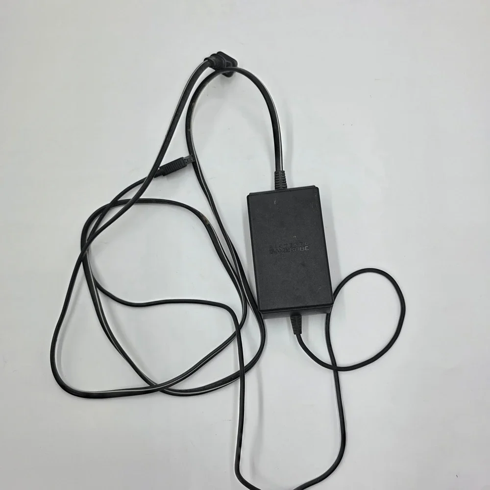 Nintendo GameCube AC Adapter DOL-002(USA) Power Supply Cord Black OEM GCN